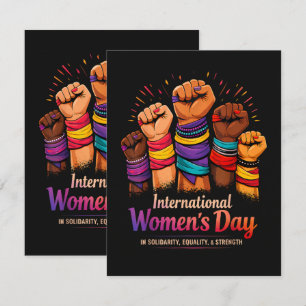 Tarjeta De Agradecimiento Día Internacional de la Mujer 8 de marzo