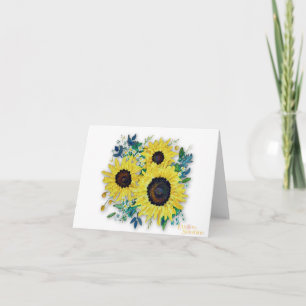 Tarjeta de agradecimiento "Día Soleado"