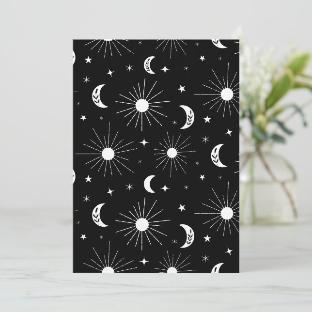 Tarjeta De Agradecimiento Día y noche 3 (Anverso de pie)