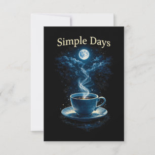 Tarjeta De Agradecimiento Días simples