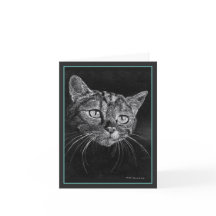 Dibujo de cara de gato de Mark Edward Westerfield