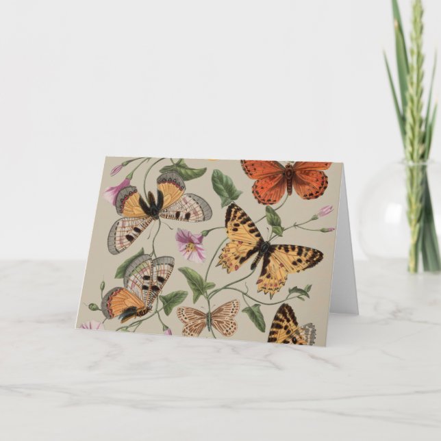 Tarjeta De Agradecimiento Dibujo de la colección de la naturaleza de la mari (Anverso)