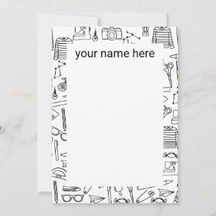 Tarjeta De Agradecimiento Dibujos personalizados de dibujos de cartón Noteca