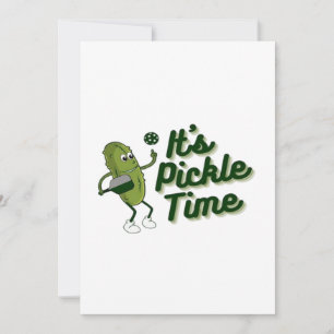 Tarjeta De Agradecimiento Dill funny jugando pickleball 