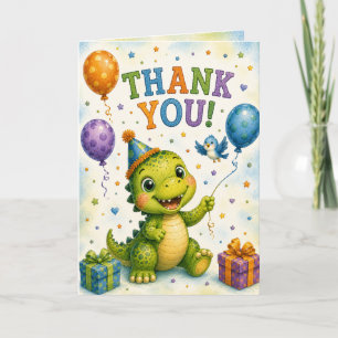 Tarjeta de agradecimiento Dino-Mite de Rex