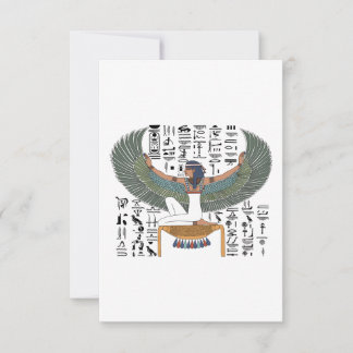 Tarjeta De Agradecimiento Diosa Isis - Historia del Antiguo Egipto