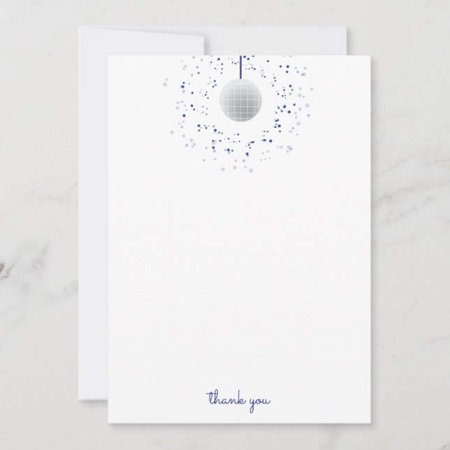 Tarjeta De Agradecimiento Discoteca (Anverso)