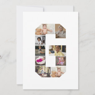 Tarjeta De Agradecimiento Diseñar su propia letra G Collage de fotos