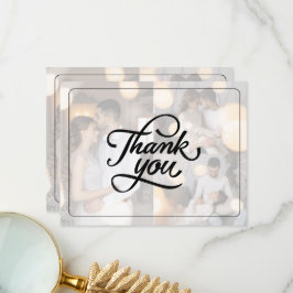 Tarjeta De Agradecimiento Diseñar su propio Boda de 3 Collages de fotos