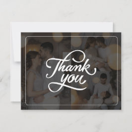 Tarjeta De Agradecimiento Diseñar su propio Boda de 3 Collages de fotos