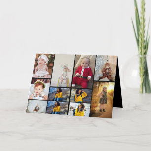 Tarjeta De Agradecimiento Diseñar su propio Collage de fotos 11