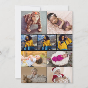 Tarjeta De Agradecimiento Diseñar su propio Collage de fotos 9