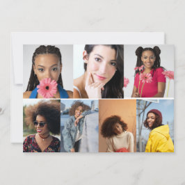 Tarjeta De Agradecimiento Diseñar su propio Collage de fotos de 7