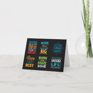 Tarjeta De Agradecimiento Diseño caligráfico