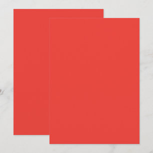 Tarjeta De Agradecimiento Diseño con fondo rojo y borde blanco