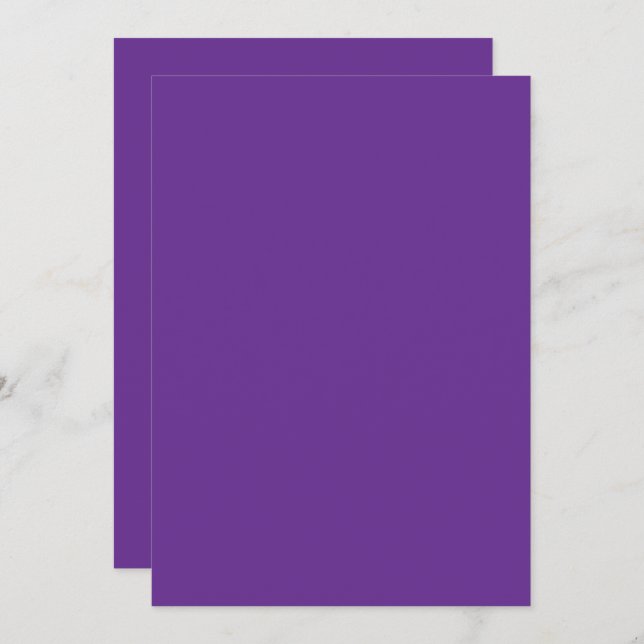 Tarjeta De Agradecimiento Diseño con un impresionante fondo morado y blanco (Anverso / Reverso)