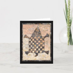 Tarjeta De Agradecimiento Diseño de alfarería para la industria de la tortug