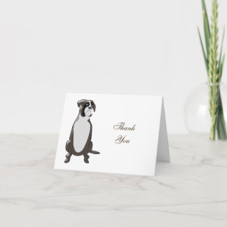 Tarjeta De Agradecimiento Diseño de Boxer Personalizado Gracias