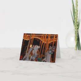Tarjeta De Agradecimiento Diseño de Foto de Carrusel de Cuento de Hadas