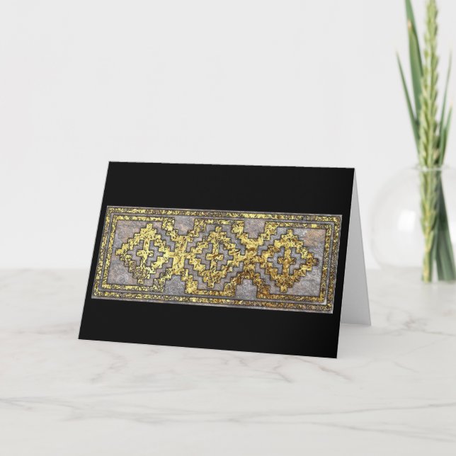 Tarjeta De Agradecimiento Diseño de las tejas, Cañones conversando, Nuevo Mé (Anverso)