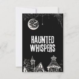 Tarjeta De Agradecimiento Diseño Feliz Halloween