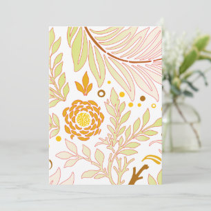 Tarjeta De Agradecimiento Diseño floral 19
