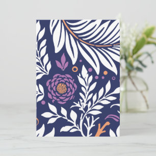 Tarjeta De Agradecimiento Diseño floral 22