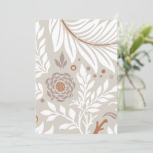 Tarjeta De Agradecimiento Diseño floral 25
