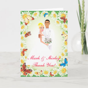 Tarjeta De Agradecimiento Diseños de Boda