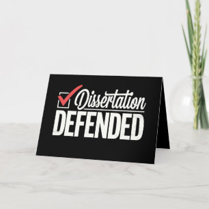 Tarjeta De Agradecimiento Disertación Defendió la Graduación de Graduado de