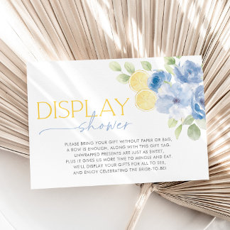 Tarjeta De Agradecimiento Display Shower Card Main Squeeze Bridal Shower