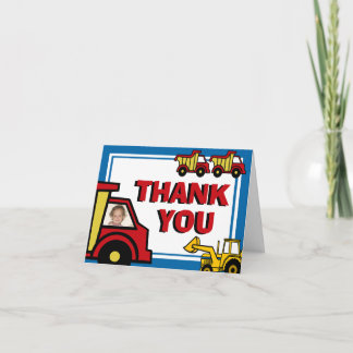 Tarjeta De Agradecimiento Diversión de la construcción Gracias