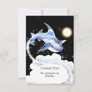 Tarjeta De Agradecimiento Diversión Personalizada Cumpleaños Subacuático Tib