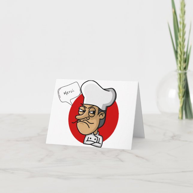 Tarjeta de agradecimiento divertida (Anverso)