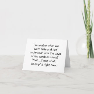 Tarjeta de agradecimiento divertida para amigos