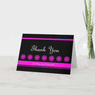 Tarjeta de agradecimiento divertida para damas de