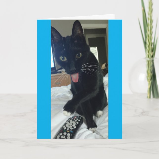 Tarjeta De Agradecimiento divertido gracias cardar a DA de la madre alejada (Anverso)