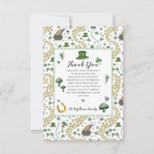 Divertido Green St Patricks Day Irish Blessch Lunc