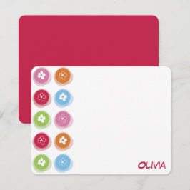 Tarjeta De Agradecimiento Diviértete Colorida Margarita Borrosa Cumpleaños N