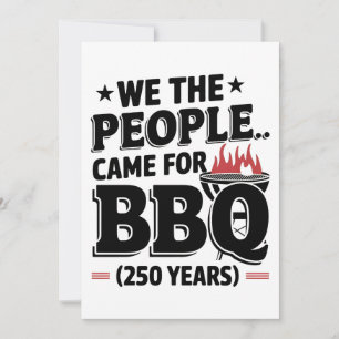 Tarjeta De Agradecimiento Diviértete el 4 de julio 250º aniversario de julio