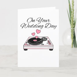 Tarjeta De Agradecimiento DJ Boda Card Music Lover