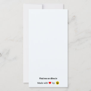 Tarjeta De Agradecimiento DLive le agradece cardar