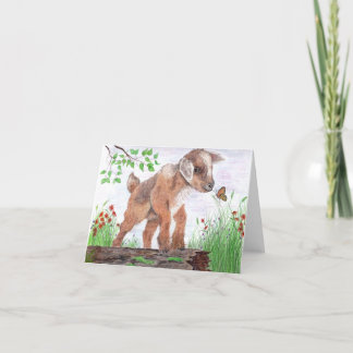 Tarjeta de agradecimiento doblada