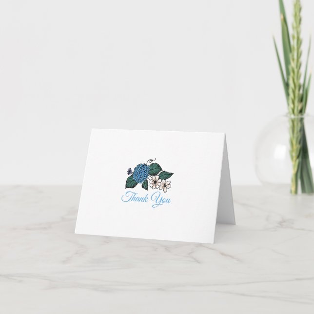 Tarjeta de agradecimiento doblada (Anverso)