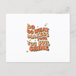 Tarjeta de agradecimiento doblada - Haz lo que hac