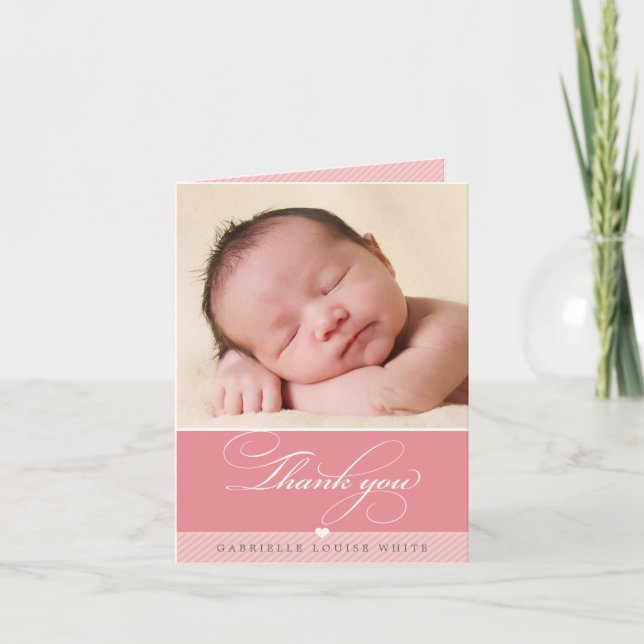 TARJETA DE AGRADECIMIENTO DOBLADA :: tipo encantad (Anverso)