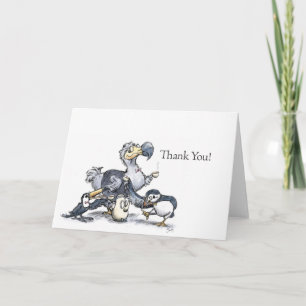 Tarjeta De Agradecimiento ¡(Dodo, Toucan, y frailecillo) gracias!