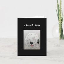 Doodle Dog Thank You Card
