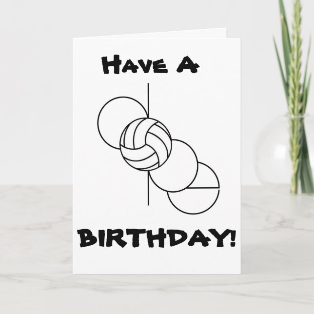 Tarjeta De Agradecimiento Dope Birday Card Paz Vóley de amor (Anverso)