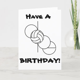 Tarjeta De Agradecimiento Dope Birday Card Paz Vóley de amor